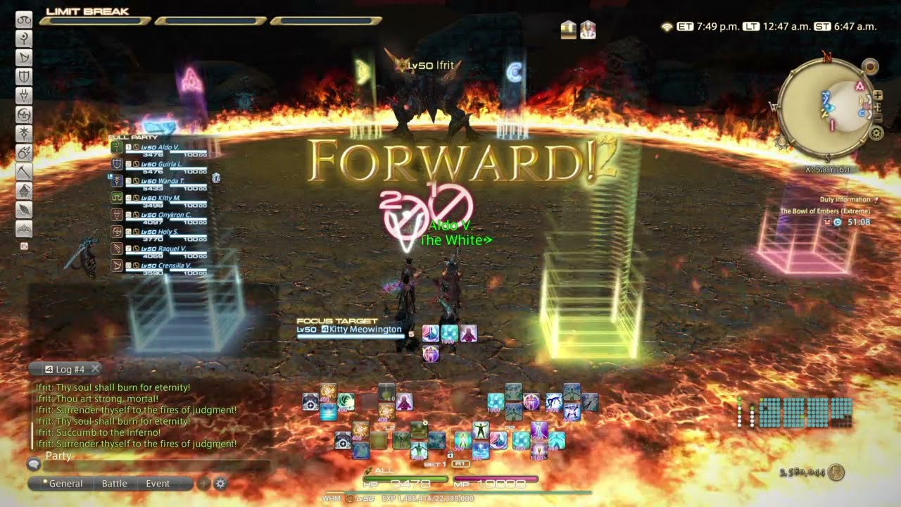 FINAL FANTASY XIV Ifrit Extreme No Echo Minimum Ilvl YouTube