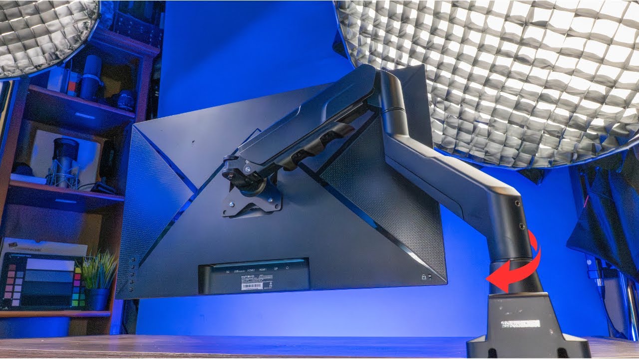 Настольный кронштейн WAVI для одного монитора | Настройка и тестирование