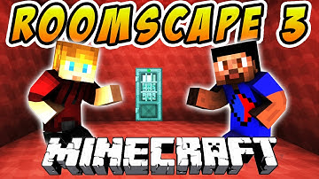 Minecraft Puzzle Map - ROOMSCAPE 3: IMPOSSIBLE! with Vikkstar & Lachlan