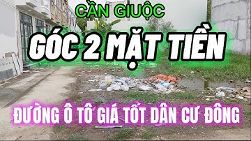 Góc 2 Mặt Tiền Phước Lý Cần Giuộc Giá Cho Nhà Đầu Tư