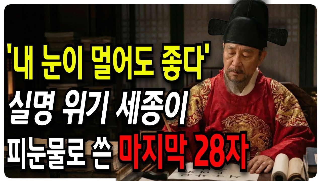 {한국사} 집현전 학자들도 몰랐다? 세종이 10년 동안 몰래 진행한 비밀프로젝트의 정체 ㅣ오디오북ㅣ역사이야기ㅣ한국사ㅣ