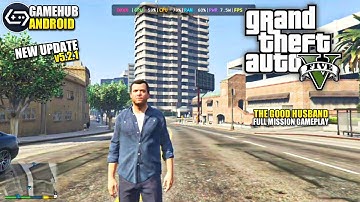 GTA 5 on Android GameHub v5.2.1 (New Update) Gameplay Test | Snapdragon 8s Gen 3 POCO F6 Settings 