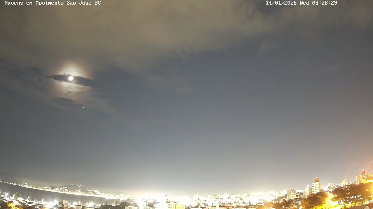 14/01/2026 - Time-lapse das Nuvens | Últimas 24h 