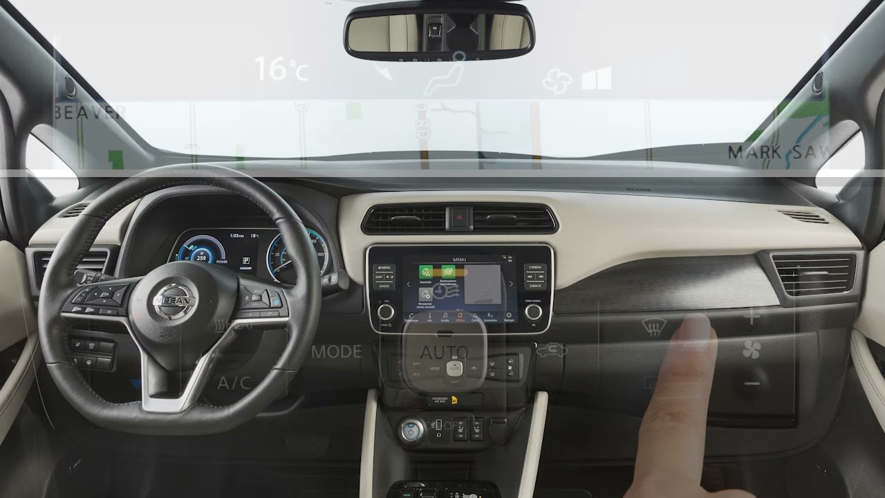2022 Nissan LEAF - Chauffage et climatisation - YouTube