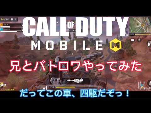 [CODモバイル]兄とボイチャしながらバトロワやってみた[VC]