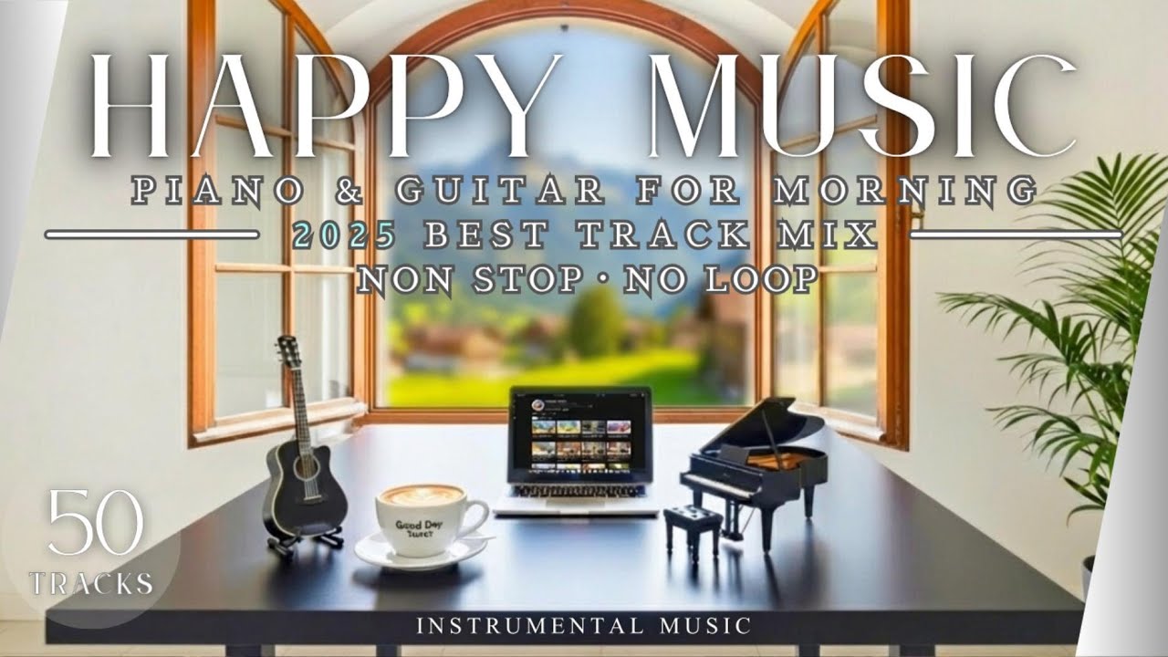 【Piano & Guitar】2025 Best of Calm & Relaxing Instrumental Background Music for Chill Time