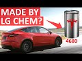 Tesla 4680 BATTERIES for MODEL Y made by LG Chem?