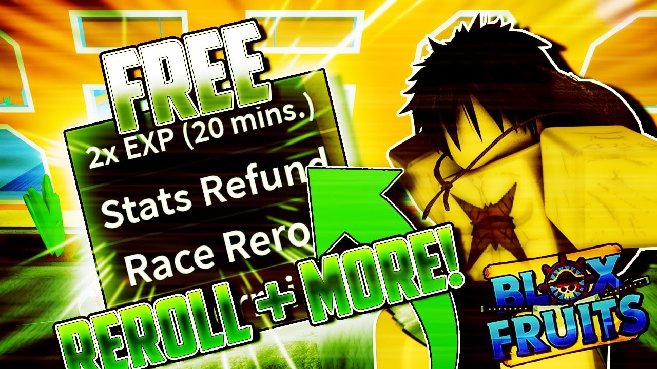 REROLL RACE & RESET STATS FOR FREE IN BLOX PIECE! 