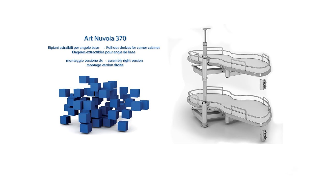 Corner Sige Nuvola Tirable 500mm Porte Gauche - Art.371 Chrome