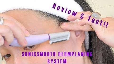 SONICSMOOTH by Michael Todd Beauty - Dermaplaning System REVIEW & TEST!