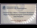 Cashed Out: How a Cashless Economy Impacts Disadvantaged Communities and Peoples (EventID=114127)