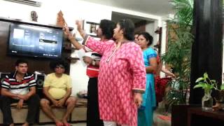 20140928 Ma rehearsing for Pujo Natok '14