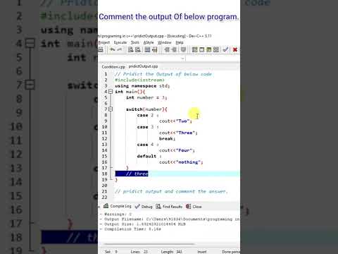 Videó: Mi a switch utasítás a C++ programozásban?