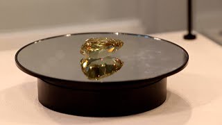 Den Canary Diamond Goes On Display At Sothebys In Dubai
