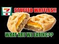 7-11 Pillsbury Sausage Egg & Cheese STUFFED Waffles - WHAT ARE WE EATING?? - The Wolfe Pit
