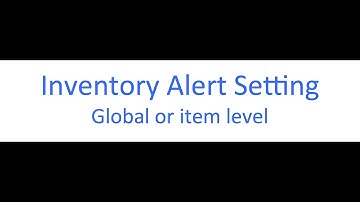 Datamoto CRM | Setting Inventory Alert