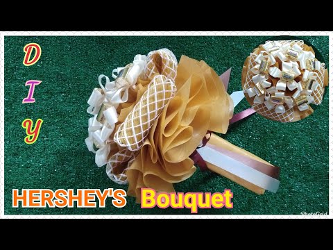 diy-chocolate-hershey's-bouquet-/-วิธีทำช่อช็อคโกแลตhershey's