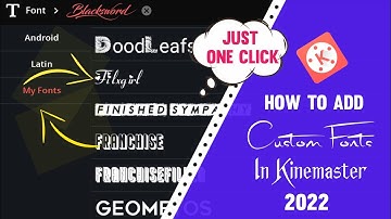 How To Add Custom Fonts In Kinemaster 2022 | How To Install Custom Fonts In Kinemaster | Tech Younus