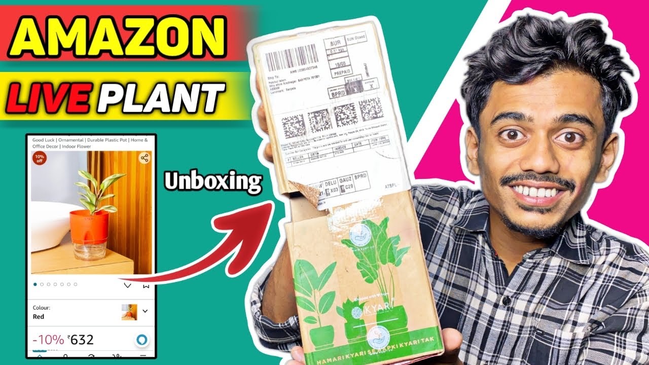 Amazon Live Plant Unboxing & Review 2023 Live Plant Unboxing 2023