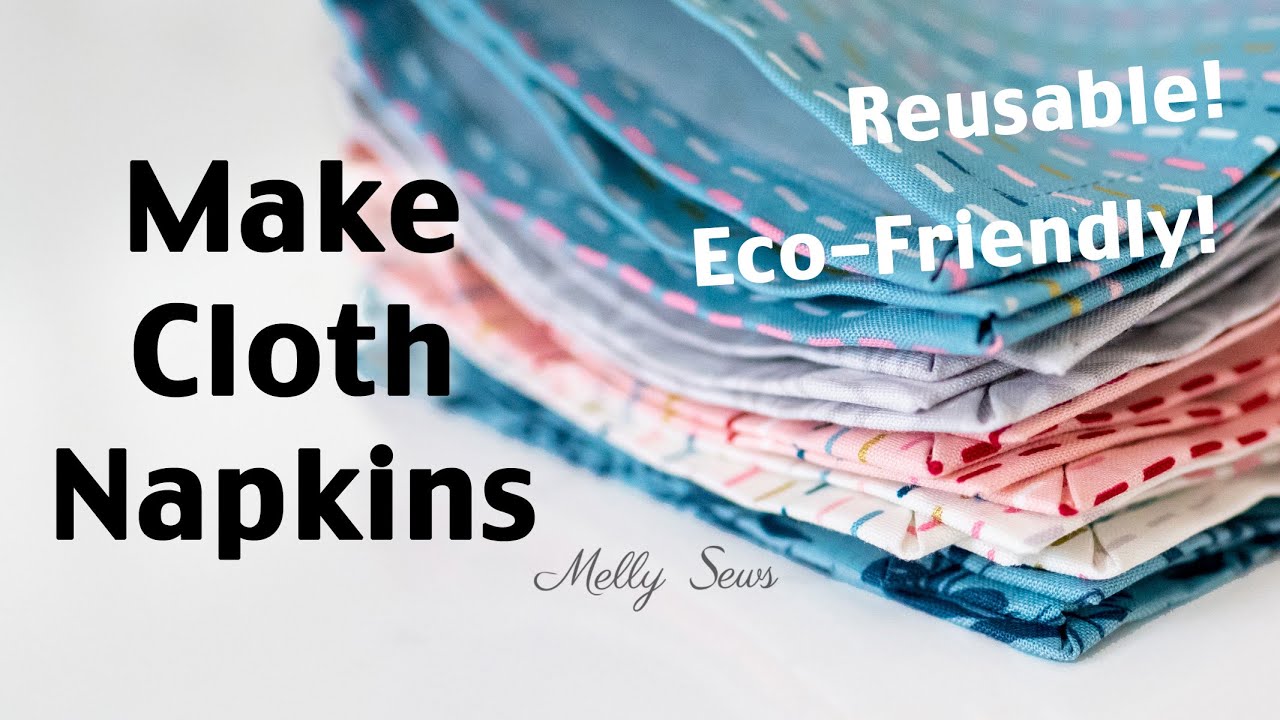 How to Sew a Cloth Napkin  DIY Mitered Corner Napkin Tutorial - The  Everyday Farmhouse