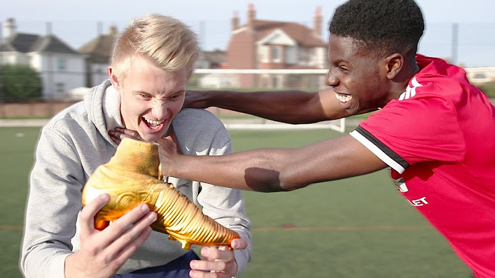 Kid tried to STEAL my RONALDO $10,000 GOLDEN Football Boots!