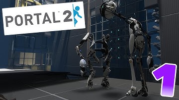 Portal 2 Co-Op w/ Virtual Husky (PC) | Part 1