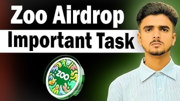 Zoo Zirdrop Important Task | Zoo Telegram Airdrop | Zoo Airdrop Update