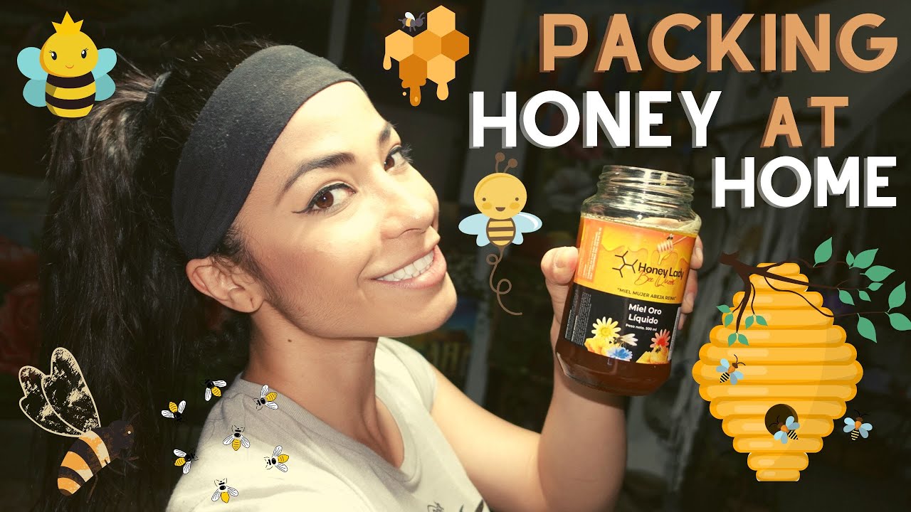 Packing Honey Bee For Fair Cali Colombia / How To Pack Honey At Home