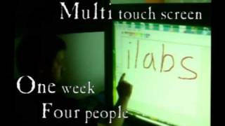 Low cost DIY Multi Touch Screen