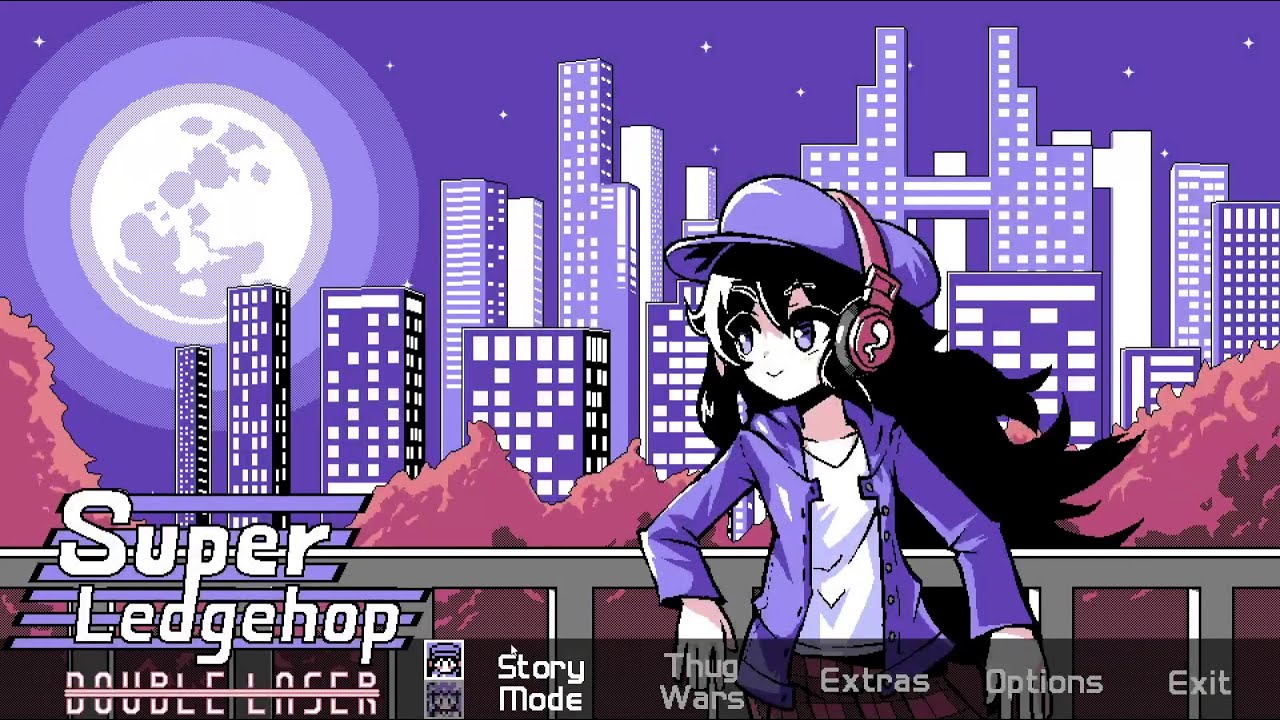 Super Ledgehop: Double Laser Speedrun // Good Ending Clipless 