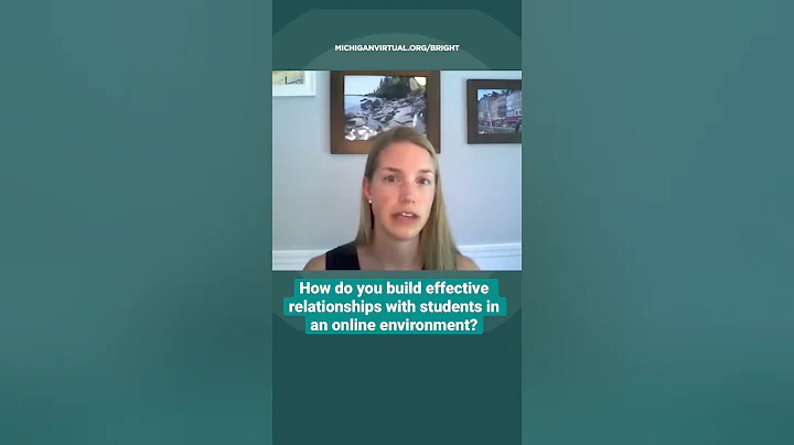 Building effective relationships with students in an online environment | #shorts