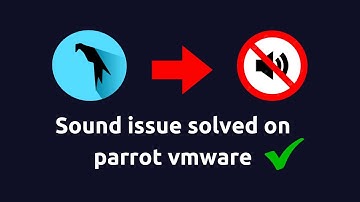 Sound issue solved on parrot vmware (2024)