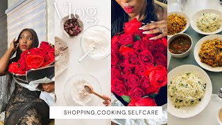 A WEEK INTHE LIFE OF A HOUSEWIFE LIVING IN NIGERIA- MARKET SHOPPING + LUNCH DATE + HEALTHY EATING.
