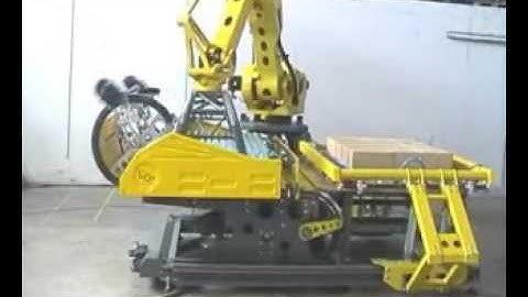AIDCO fast robot layer palletizing or depalletizing system
