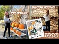 FALL DECORATE WITH ME! BUYING PUMPKINS, PORCH DECOR!