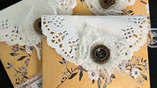 Let’s make something ! One Paper; 4 Dollie pockets 🌸