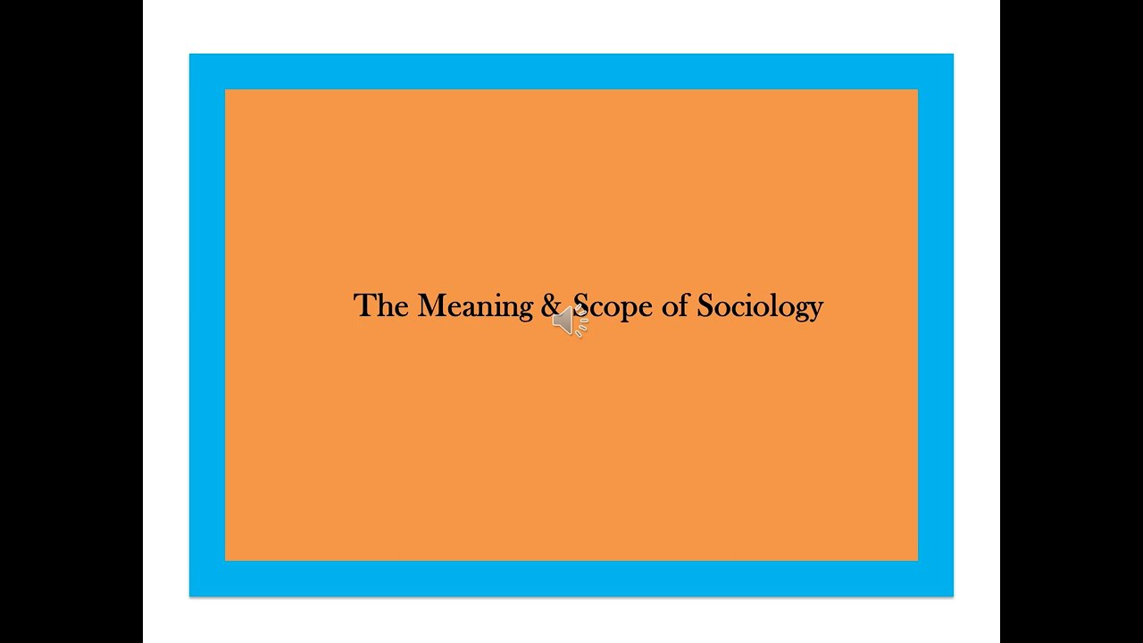 Introduction to Sociology