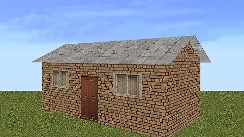 Textured House using OpenGL in CodeBlocks with Source Code