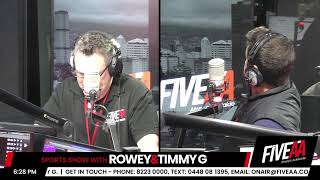 WATCH LIVE: Sports Show with Rowey & Timmy G