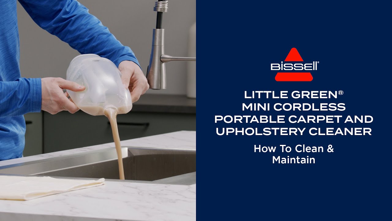 How to Clean and Maintain | Little Green® Mini Cordless Portable Carpet Cleaner