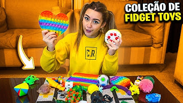 COLEÇÃO DE FIDGET TOYS DA GREYZA!!! (FIDGETS SUPER RAROS)