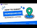  a beginners guide to creating a business listing on foursquarecom  tufi digital