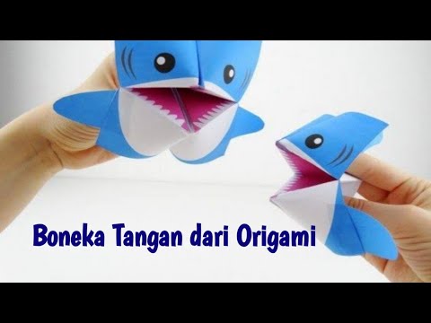 Origami Boneka Terbaru || Cara Membuat Origami Boneka Tangan ||New Dool  craft Hand Funny