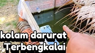 KOLAM IKAN DARURAT SURUT TERBENGKALAI