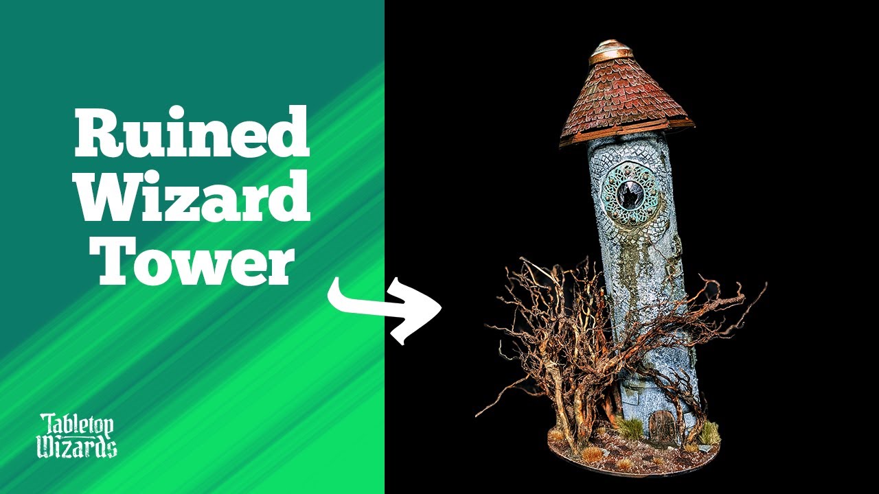 Ruined wizard tower for Dungeons and Dragons