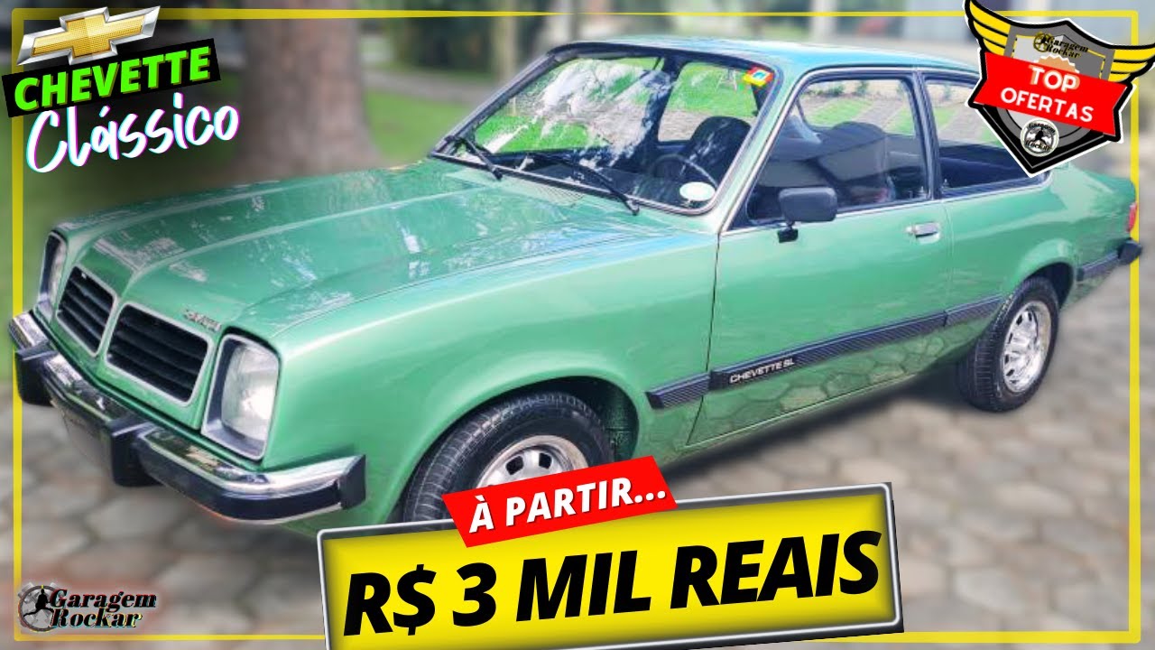 CHEVETTE PRA REFORMA BARATO a VENDA [À PARTIR DE 3 MIL] Top Ofertas Rockar  #chevettebarato #classico