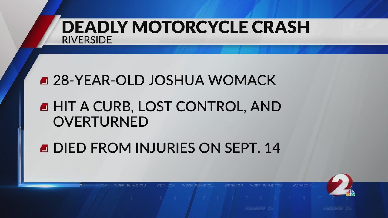 Huber Heights man dies after crash in Riverside - YouTube