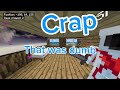 Hardcore Minecraft fail