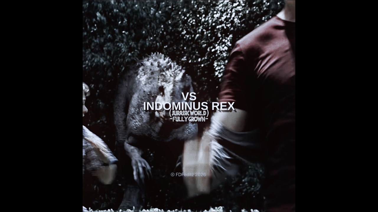Spinosaurus vs Indominus rex(adult) || ignore:#spinosaurus#indominusrex#jurassicworld#viral#edit