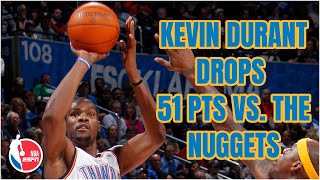Kevin Durant drops 51 pts in the Thunder’s win vs. the Nuggets [2/19/12] | NBA Throwback Highlights